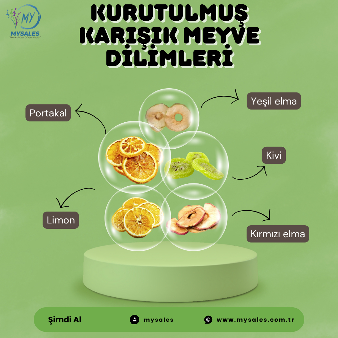 KURUTULMUŞ MEYVE DİLİMLERİ KARIŞIK