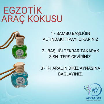 2'Lİ EGZOTİK ARAÇ KOKUSU 