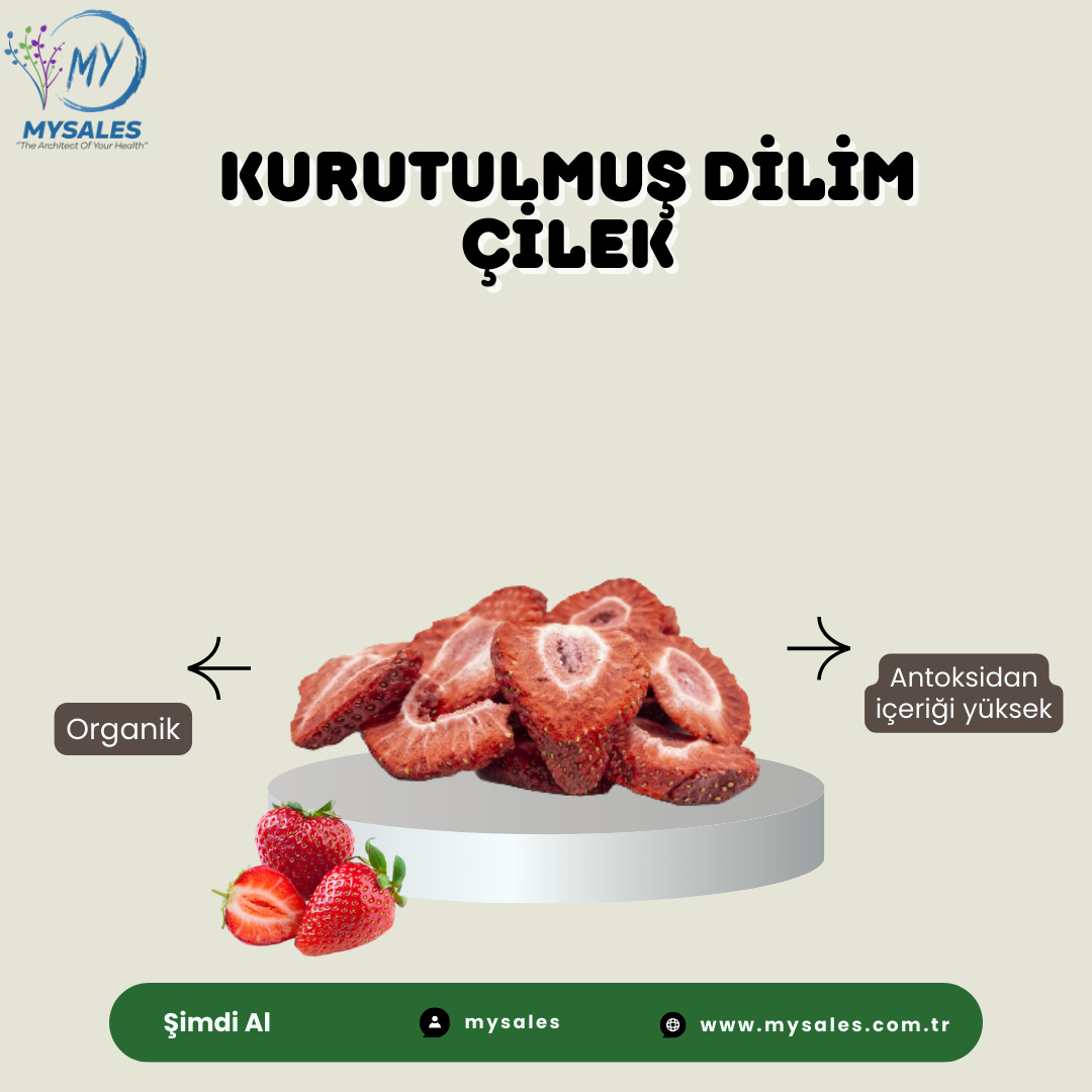 KURUTULMUŞ ÇİLEK DİLİMLERİ