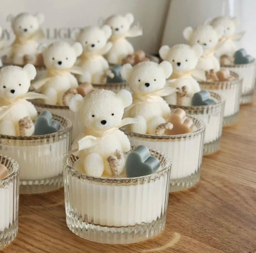 AYICIK ŞEKLİNDE MUM 