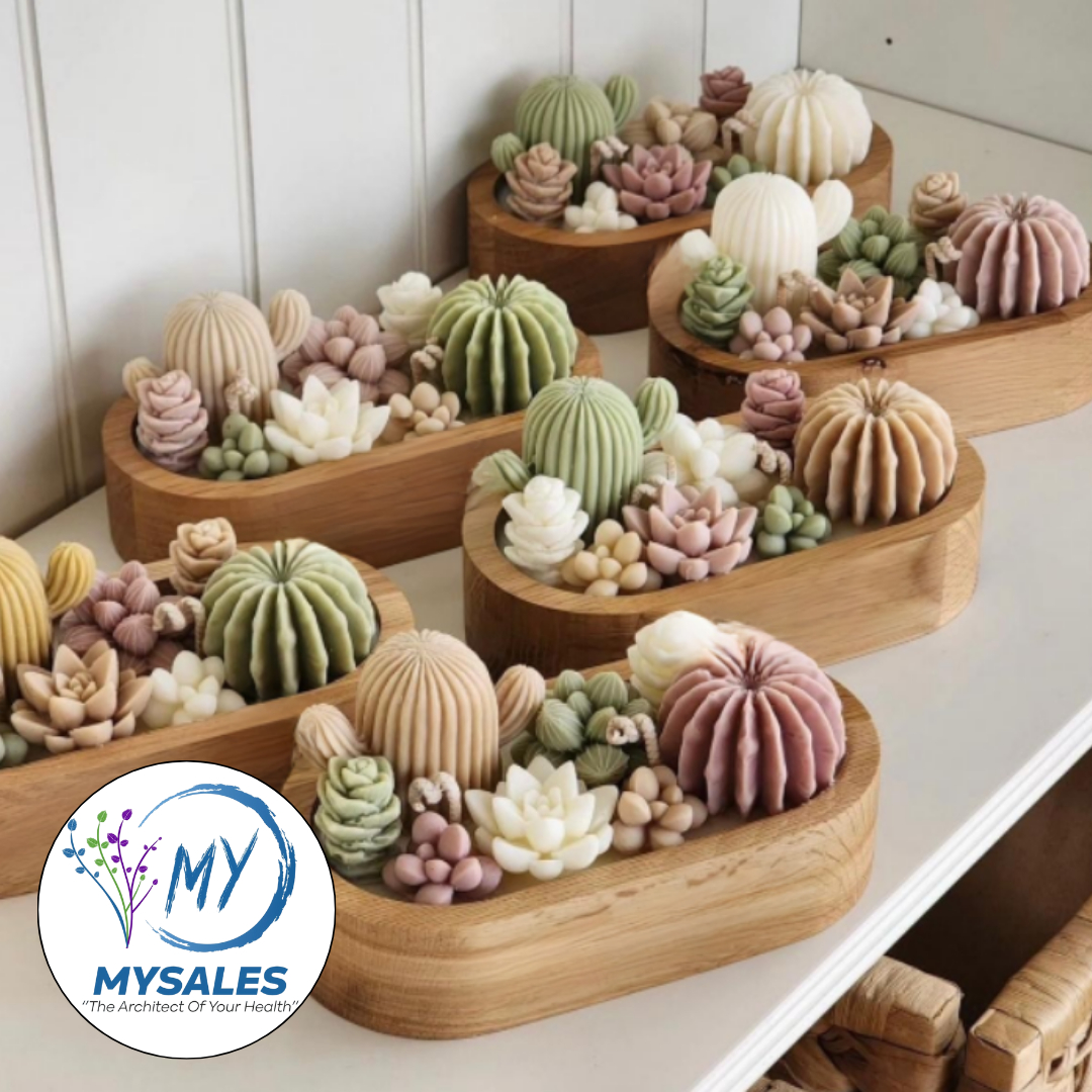 Kaktüs Şeklinde Mum