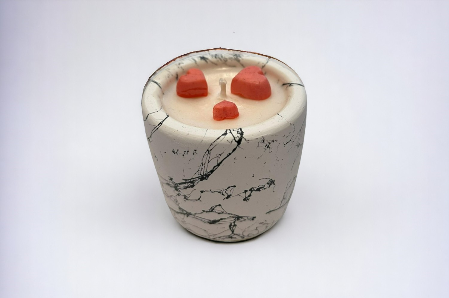 KALP DESENLİ BETON MUM