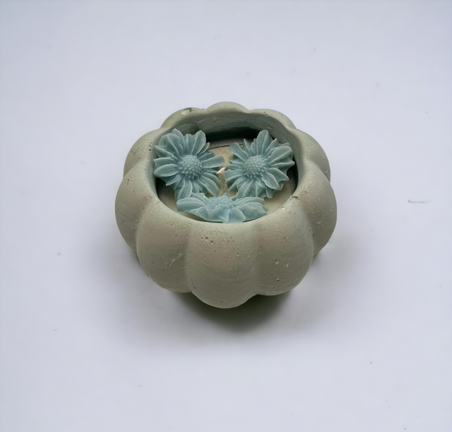 PAPATYA DESENLİ MUM